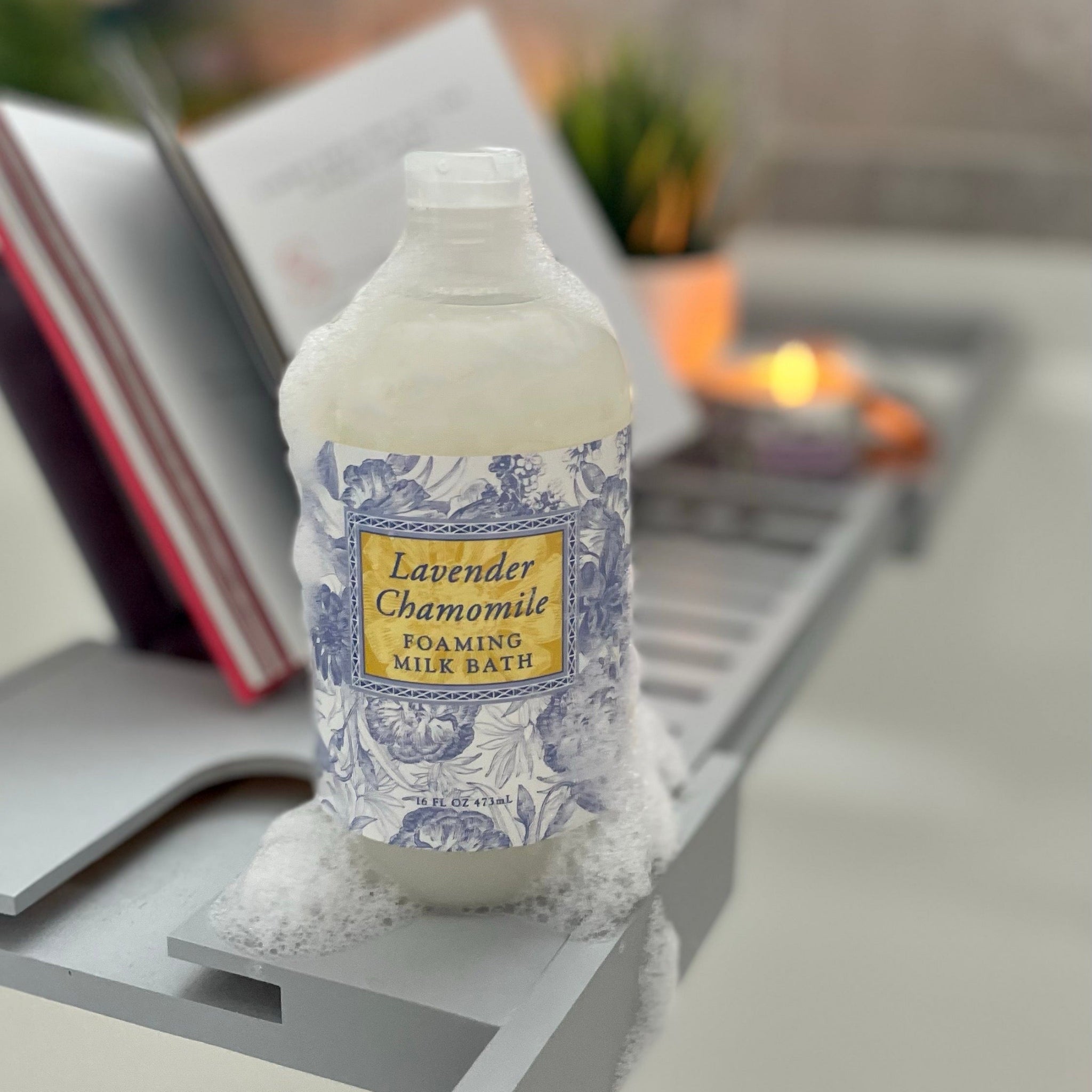 Bath Treats - GREENWICH BAY - Foaming Milk Bath - LAVENDER CHAMOMILE