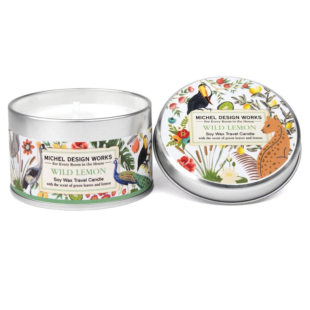 Michel Design Works Wild Lemon Travel Candle - MerryBath.com