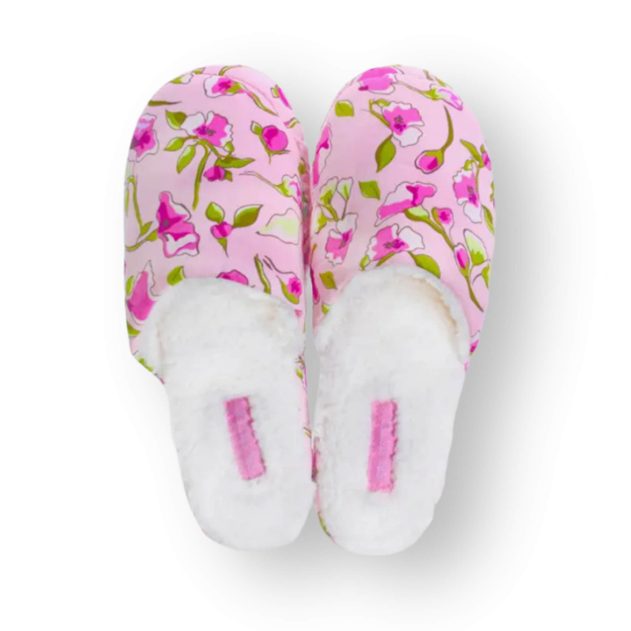 Spa Sister Floral Spa Slippers Pink Rose