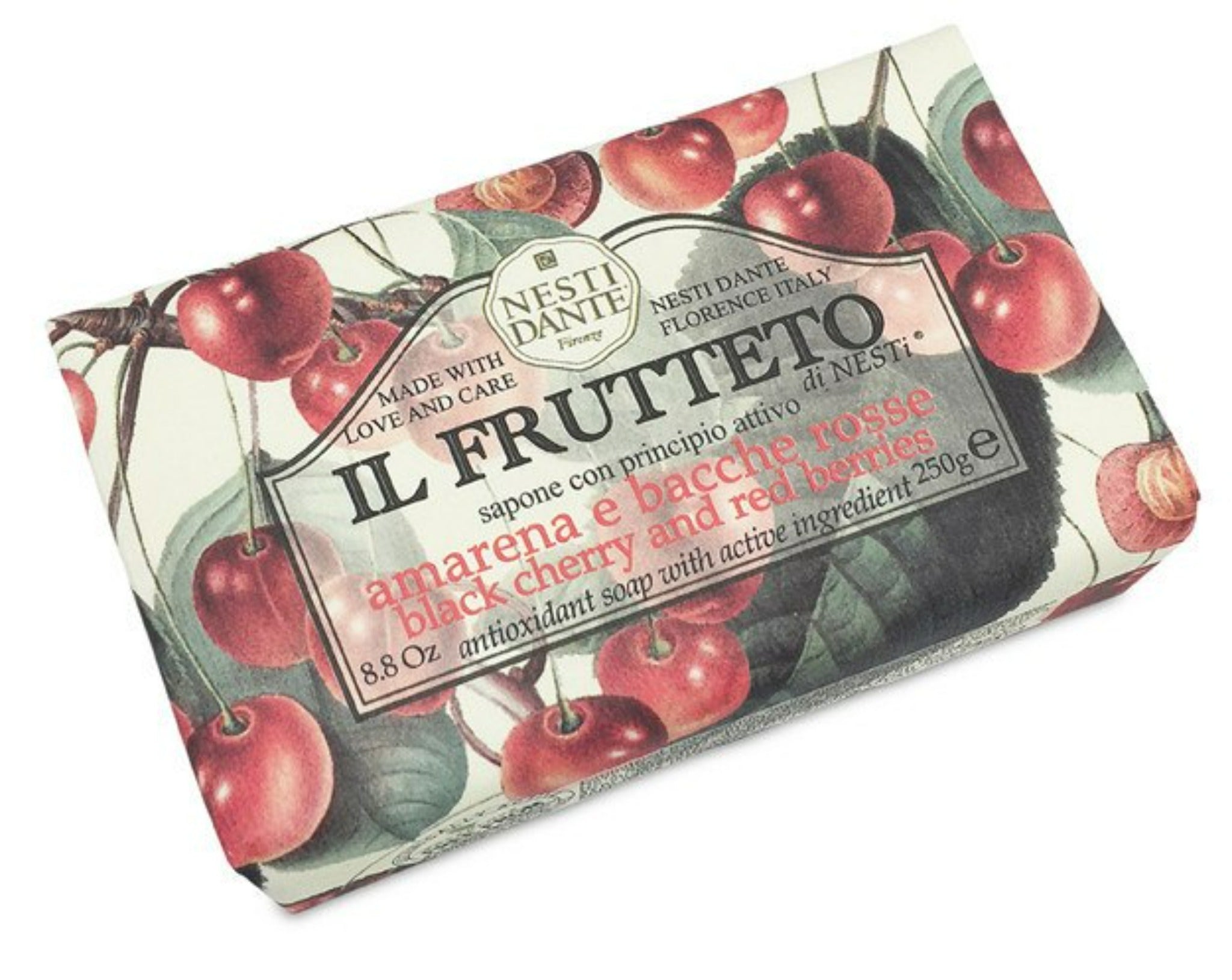 Nesti Dante Nesti dante il frutteto nourishing soap - pomegranate and  blackcurrant, 8.8oz, 8.8 Ounce